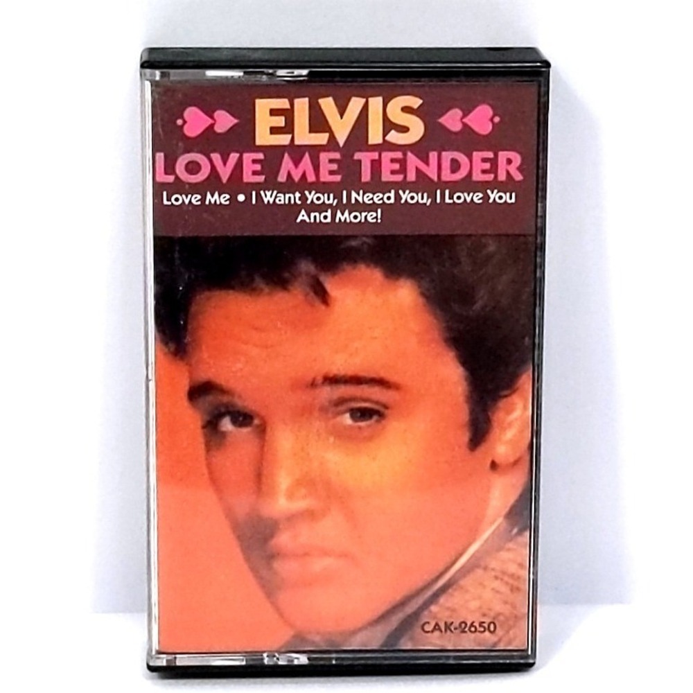 Elvis Presley Love Me Tender Cassette Tape 1987 RCA CAK-2650 VTG Rock Music King
